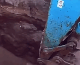 T1908043 He Was Stuck Deep in the Ground And Only Tractor Could Save Him in Time part2