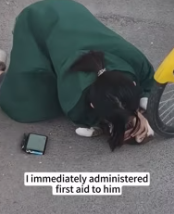 T2811011 cat fell great height, saved her then #cat _part2